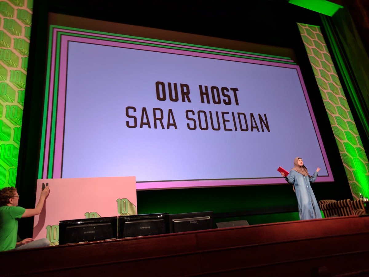 Sara Soueidan at Fronteers 2017.