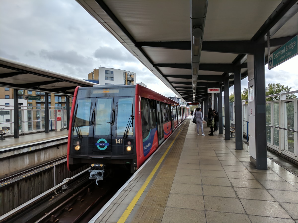 The DLR at Deptford Bridge