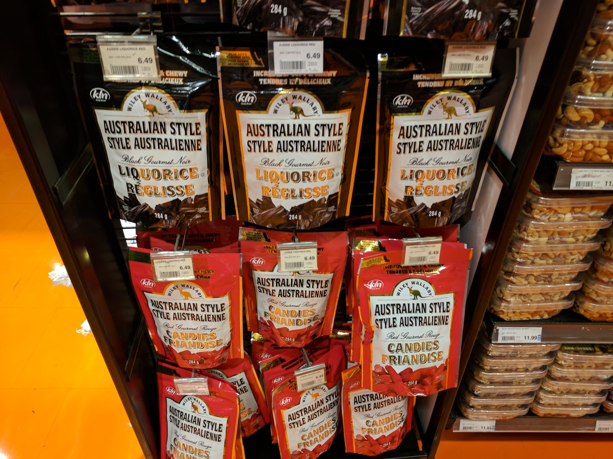 Packets of Australian Style liquorice, $6.49 each.