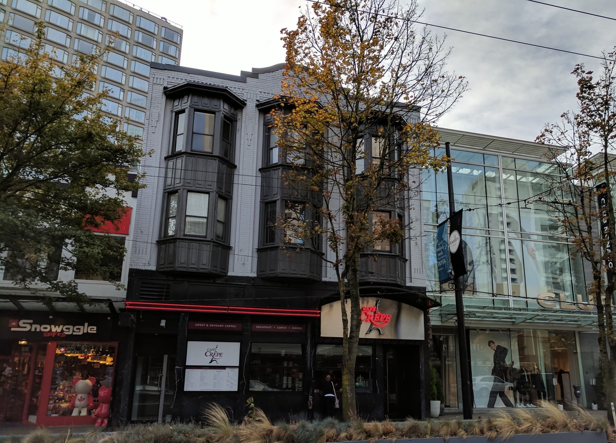 Cafe Crepe in Vancouver.