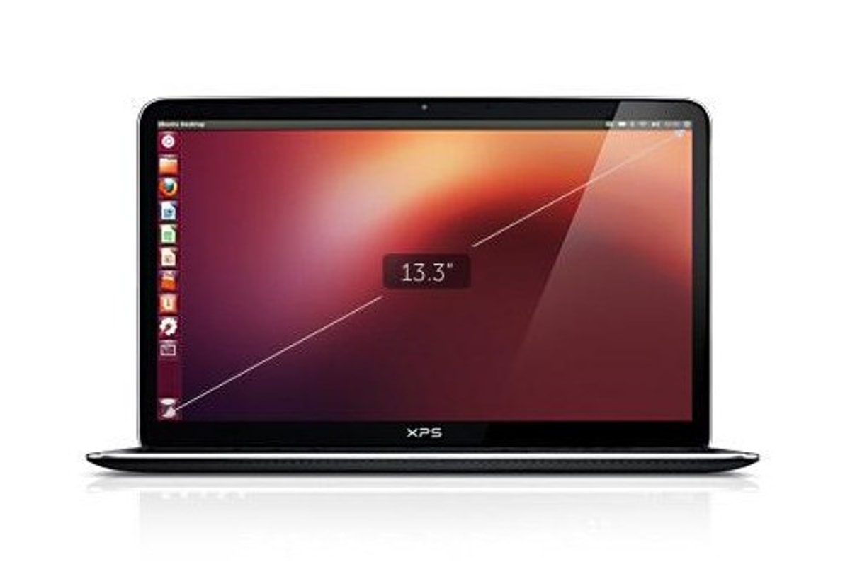 The Dell XPS 13 running Ubuntu